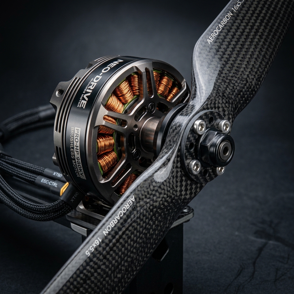 Assembly Drone Turbo Propulsion